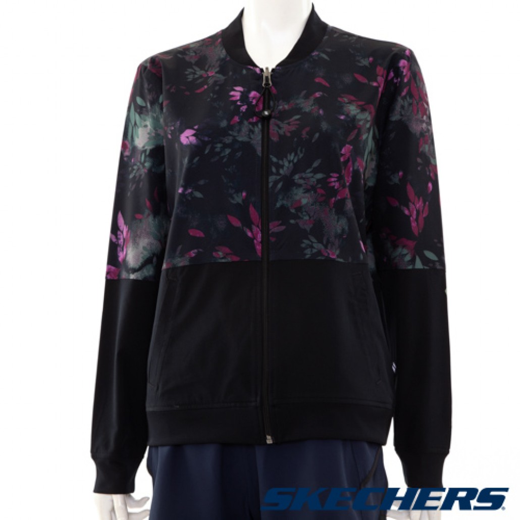 Skechers 女雙面穿拉鍊外套(W1JA139BMLT)｜雙面拉鍊外套，舒適－运动品牌专
