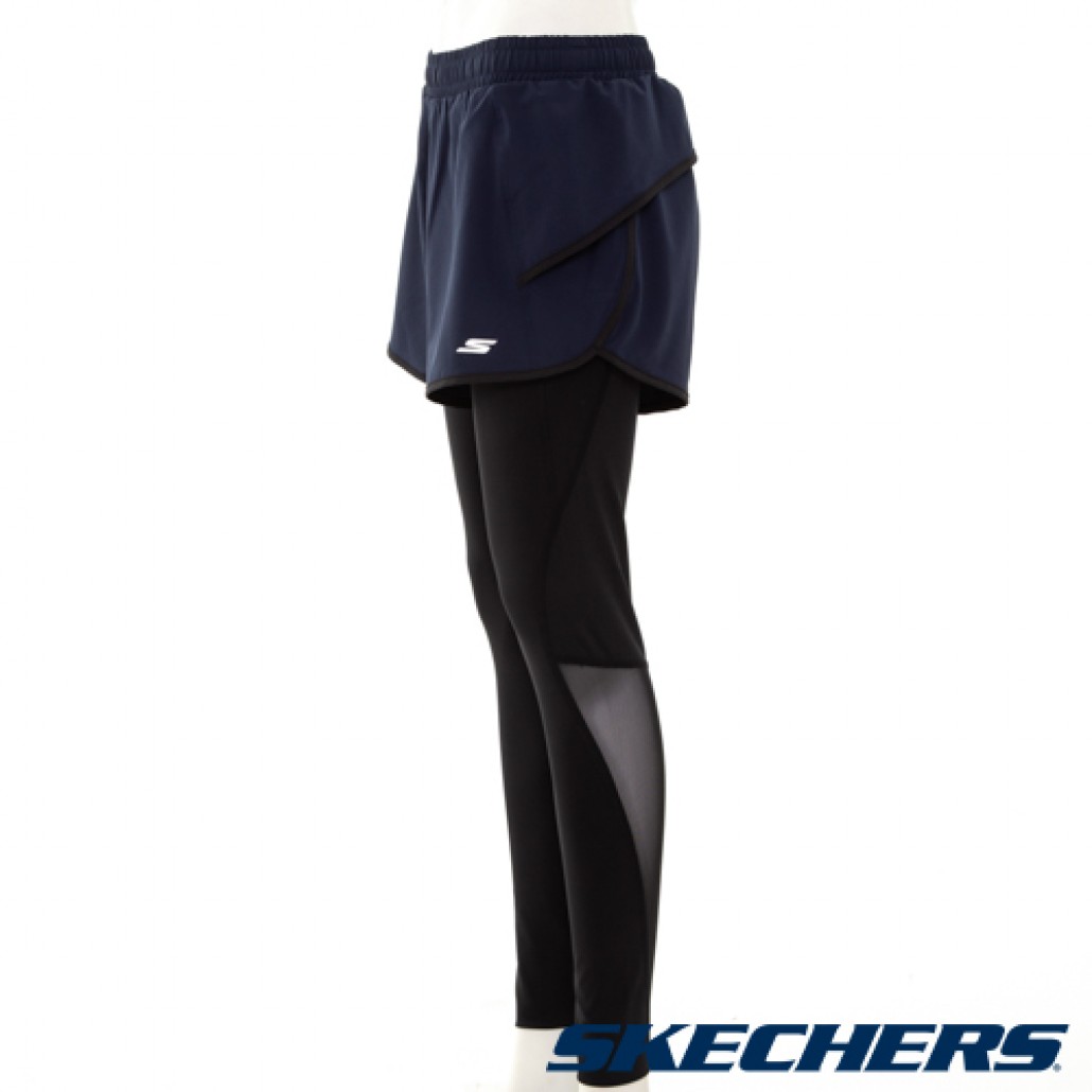 女緊身長褲外搭短褲(P121W017-002Z)