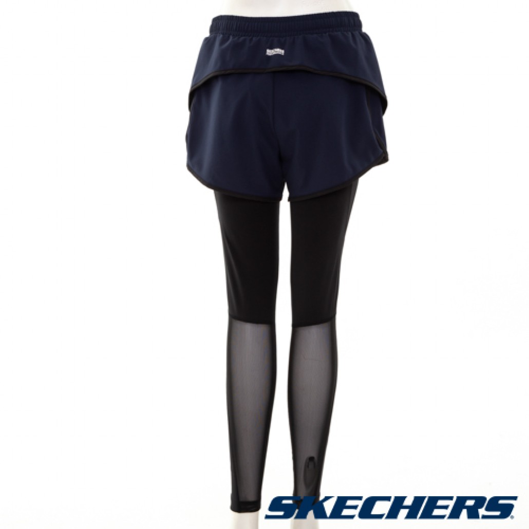 女緊身長褲外搭短褲(P121W017-002Z)