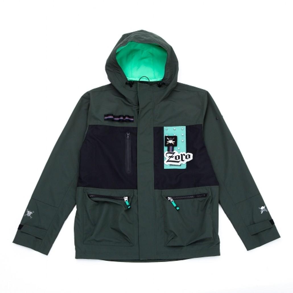 Skechers ONE PIECE聯名款 - 索隆款 中性連帽外套(L321U083-01HM)｜X航海王