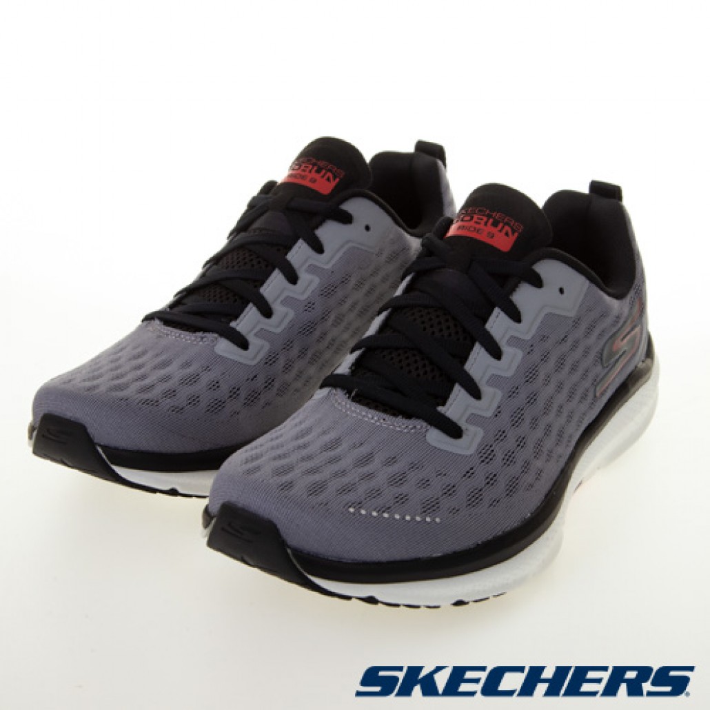 Skechers GORUN RIDE 9(246005GYBK)｜9系列，採用HYPER B－疾風旗艦店