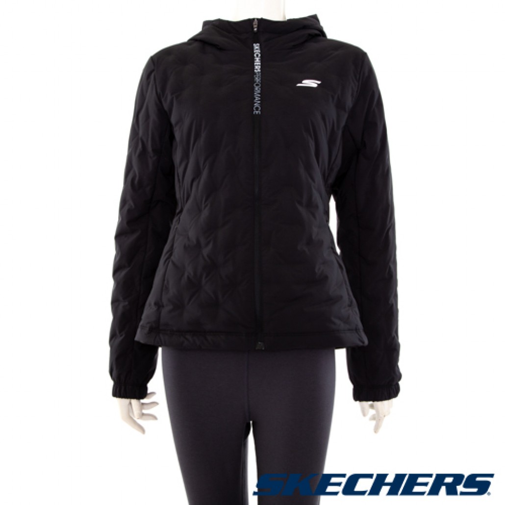 Skechers 女羽絨外套(P421W027-0018)｜羽絨外套，含絨量90－優能運動用品