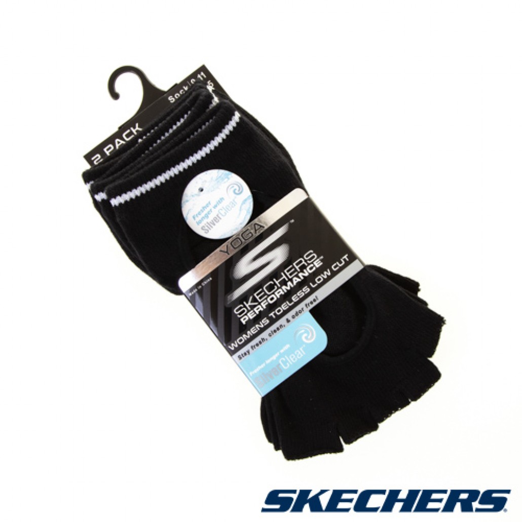 女銀離子抗菌除臭瑜珈防滑露趾襪(S117019-002)