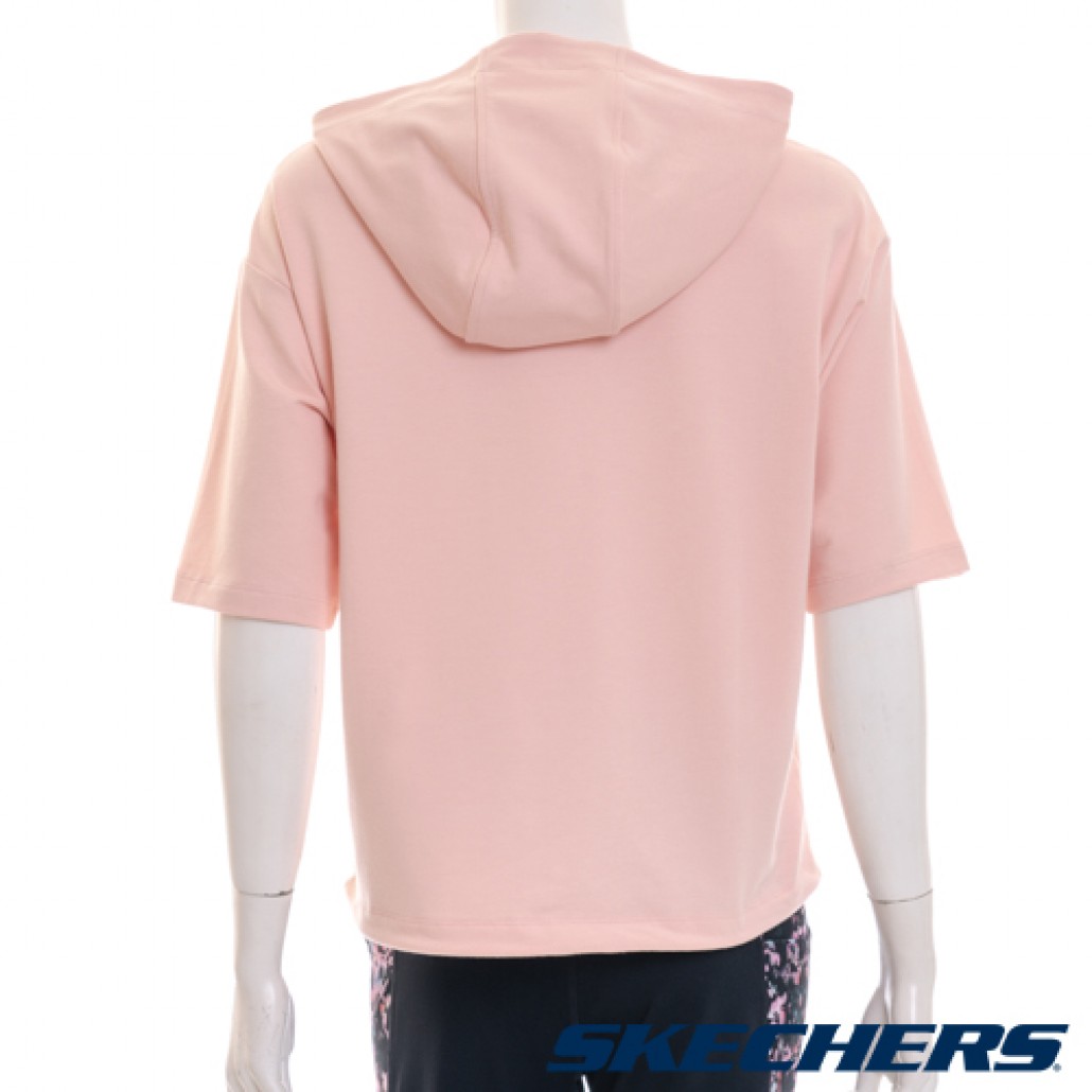 女短袖連帽衣(L222W057-01C9)