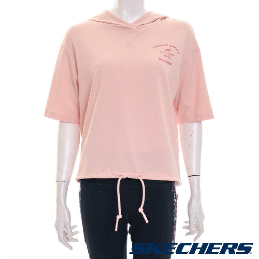 女短袖連帽衣(L222W057-01C9)