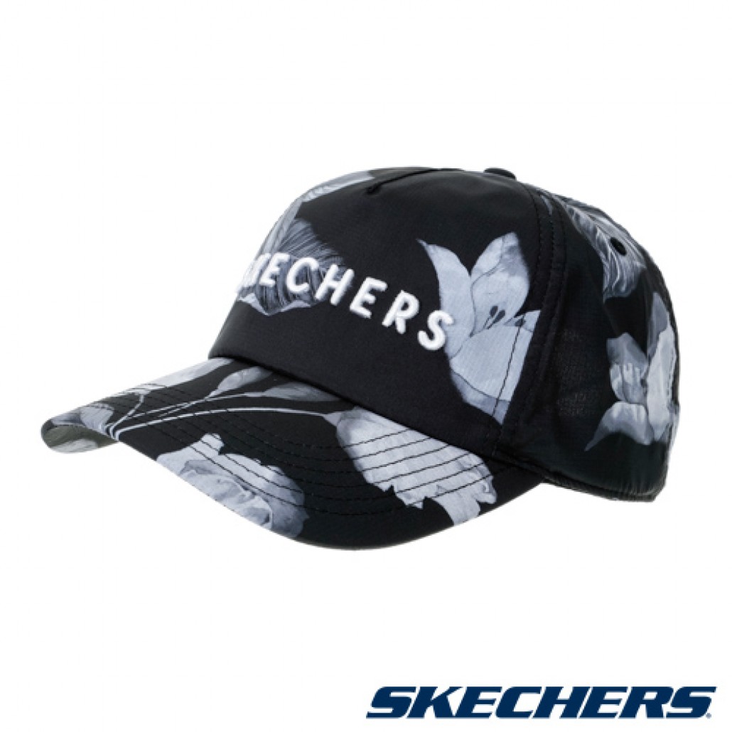 棒球帽_黑白花卉(SKCH5010BKMT)