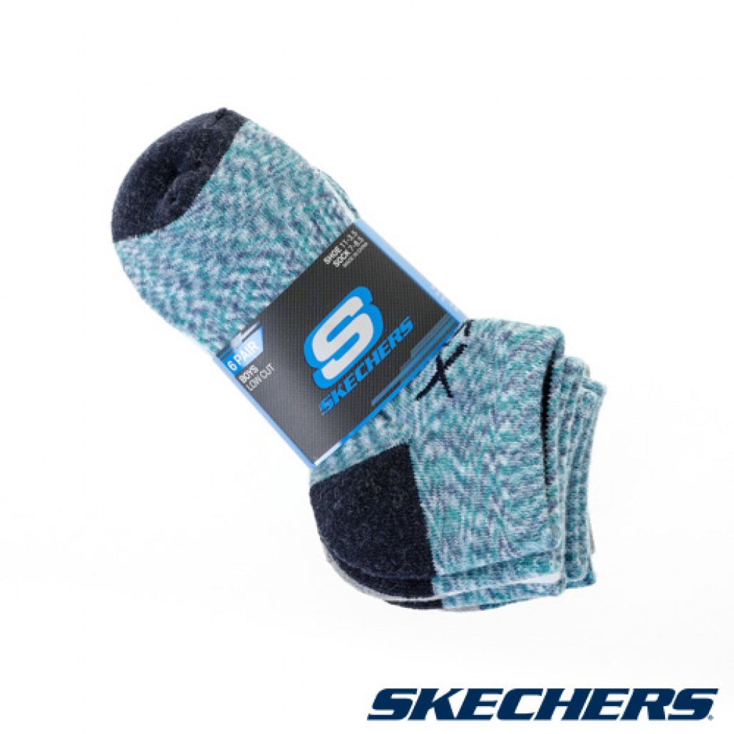 Skechers 男童運動踝襪(S115811-428)｜特選運動踝襪，排汗－运动品牌专卖