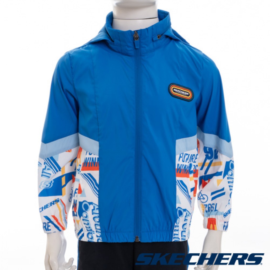 Skechers 男童拉鍊連帽外套(P322B001-0183)｜為您精心挑選優質童－运动品牌
