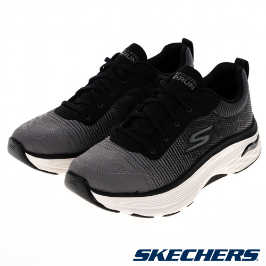 Skechers GORUN MAX CUSHIONING ARCH FIT(220443BKW)｜FIT 極致避震慢－輕