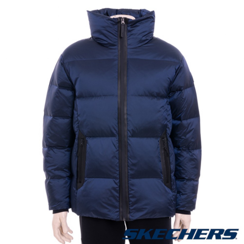 Skechers 男羽絨外套(P422M015-02EX)｜石墨烯保暖羽絨外套－暢動旗艦店