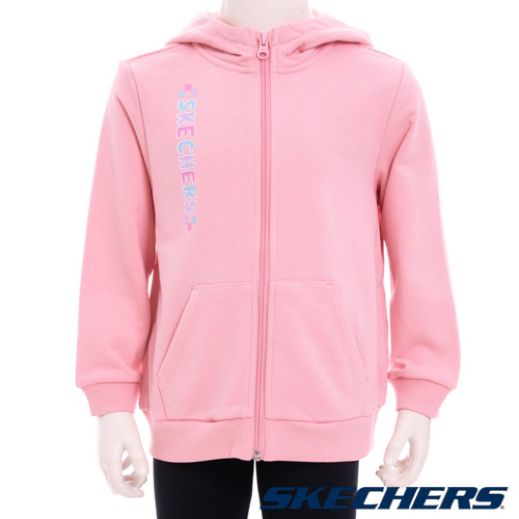 女童拉鍊連帽外套(L322G042-02A5)