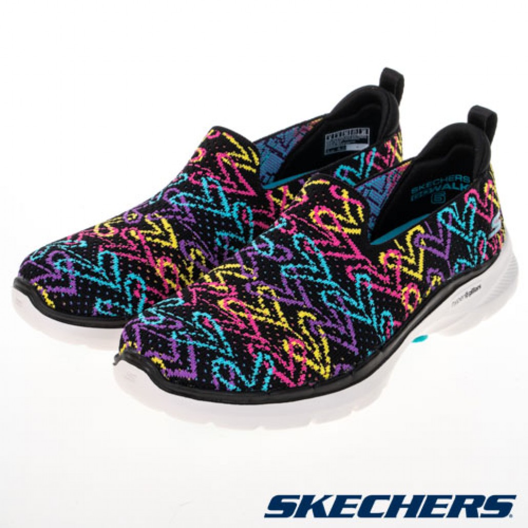 Skechers GOWALK 6 - JAMES GOLDCROWN(124556BKMT)｜深受年輕人喜愛的國－