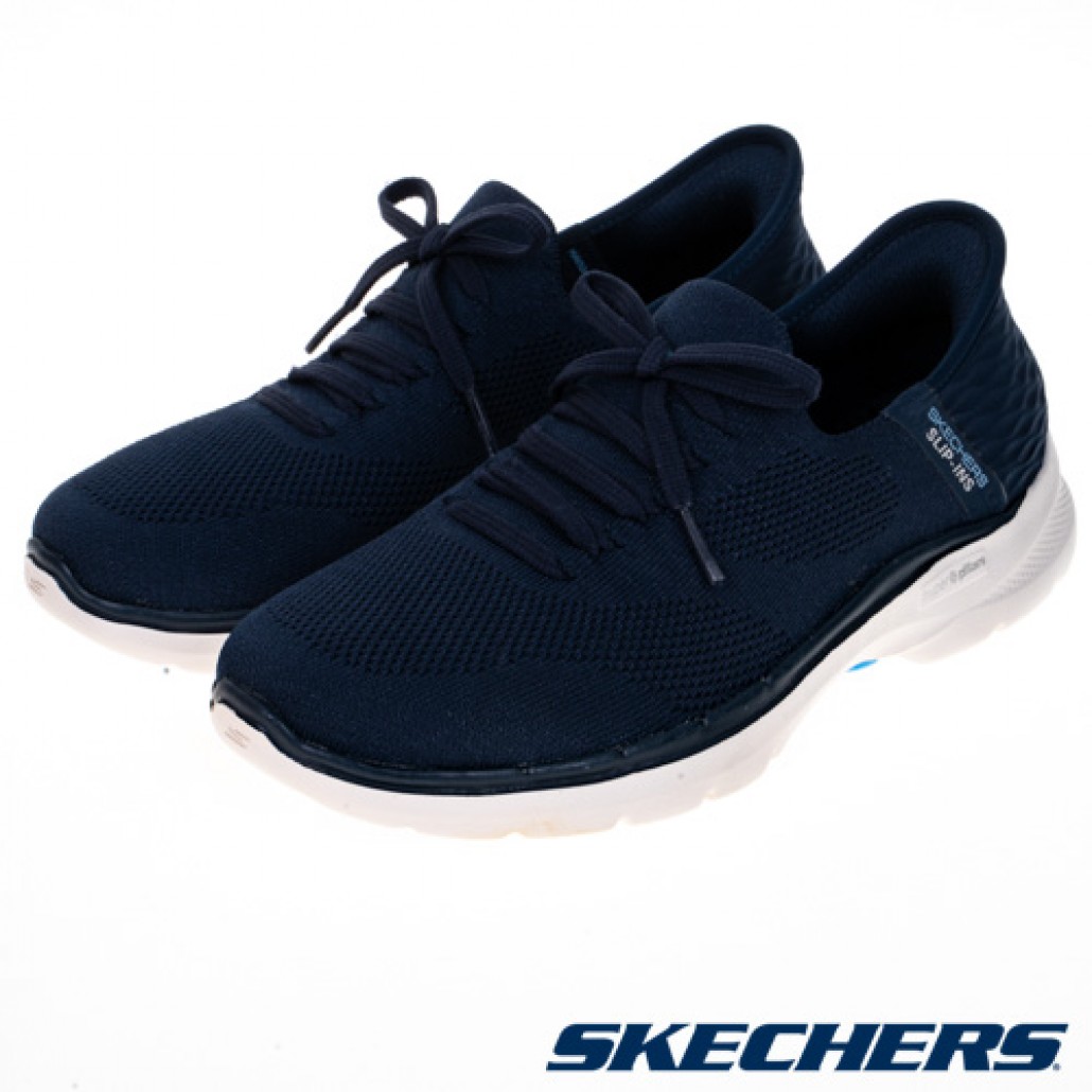 Skechers 瞬穿舒適科技 GOWALK 6 寬楦款(124568WNVBL)｜6 系列，最熱賣的機