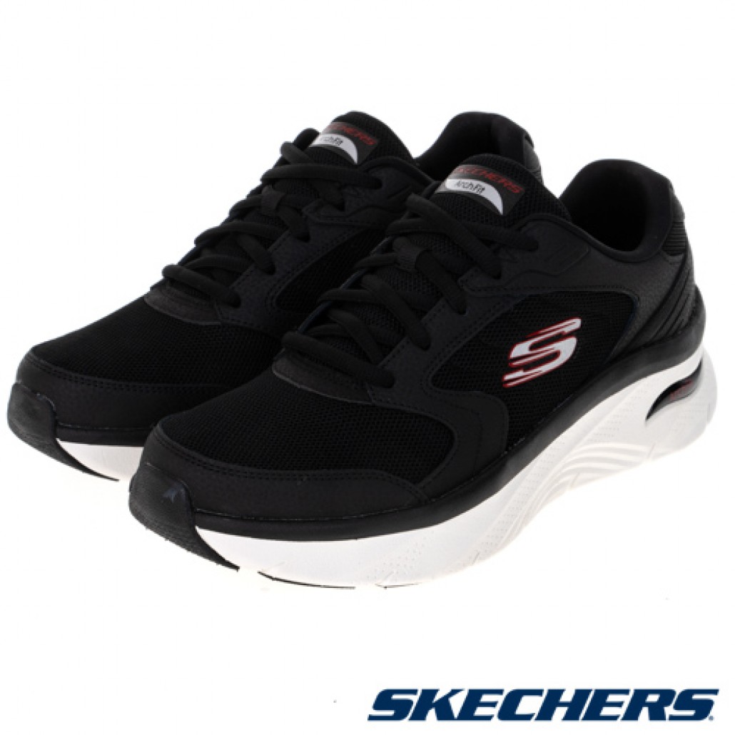 Skechers ARCH FIT D'LUX(232501BKRD)｜D'LUX 系列， ®動態－运动品牌专卖
