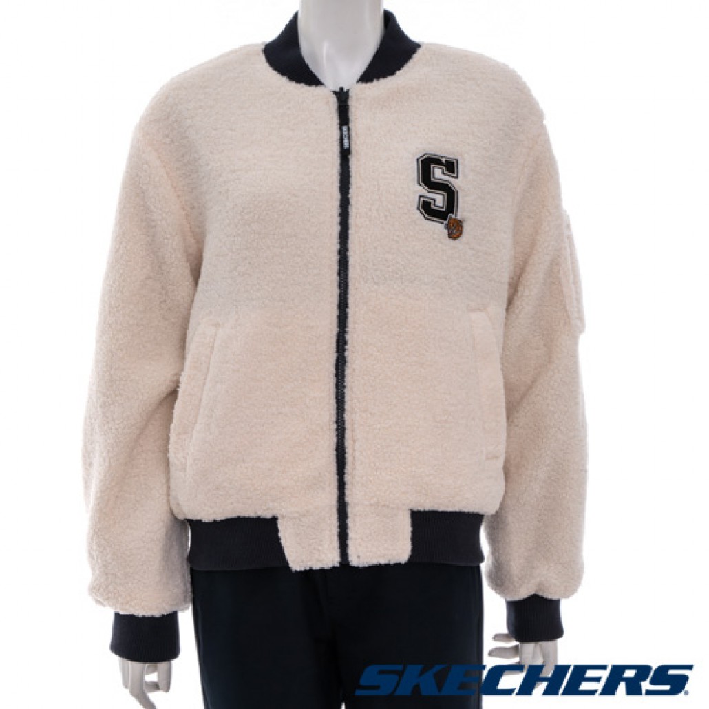 Skechers 女拉鍊外套(雙面穿)(L422W011-02JE)｜輕量雙面穿棒球外套－風行官