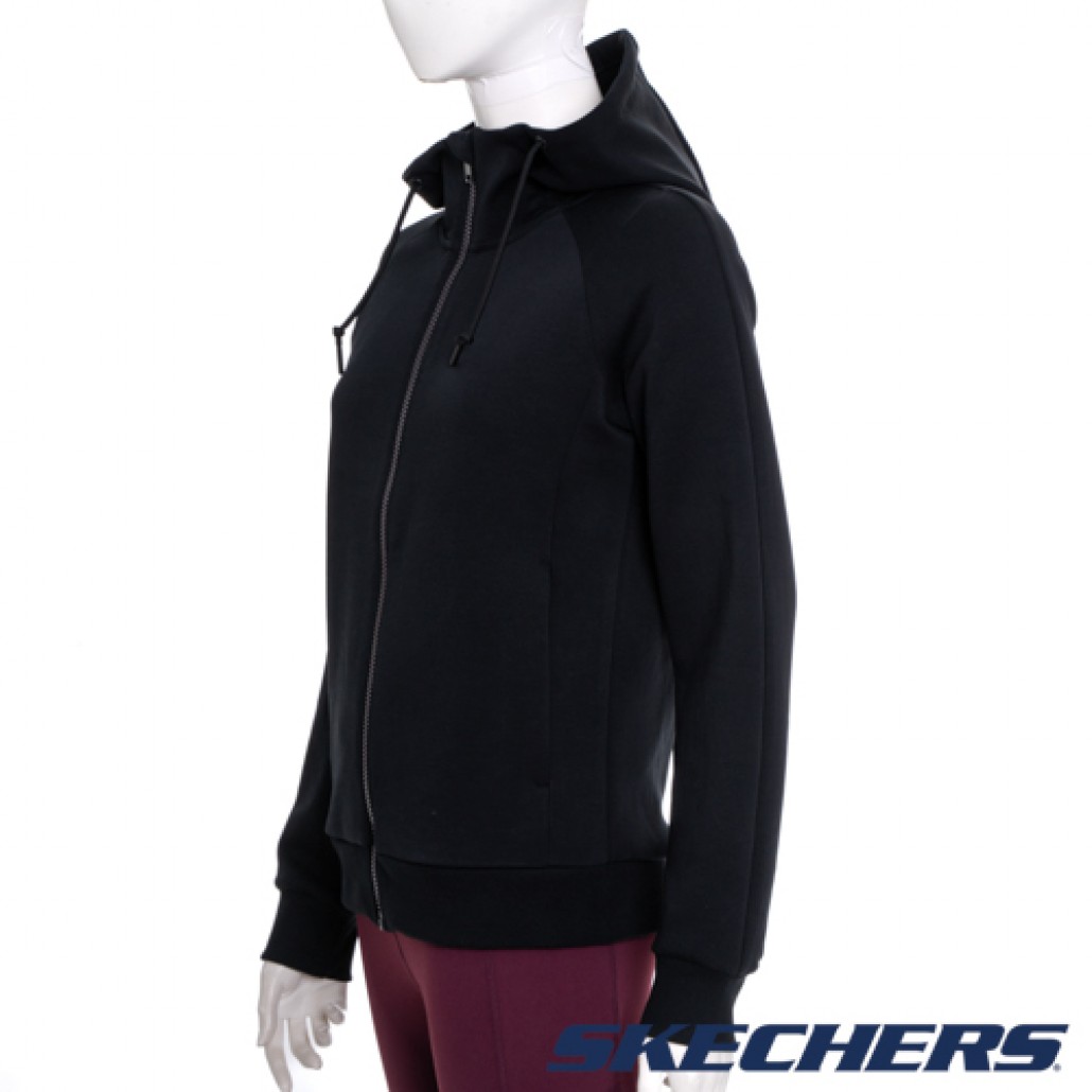 女拉鍊連帽外套(P123W008-0018)