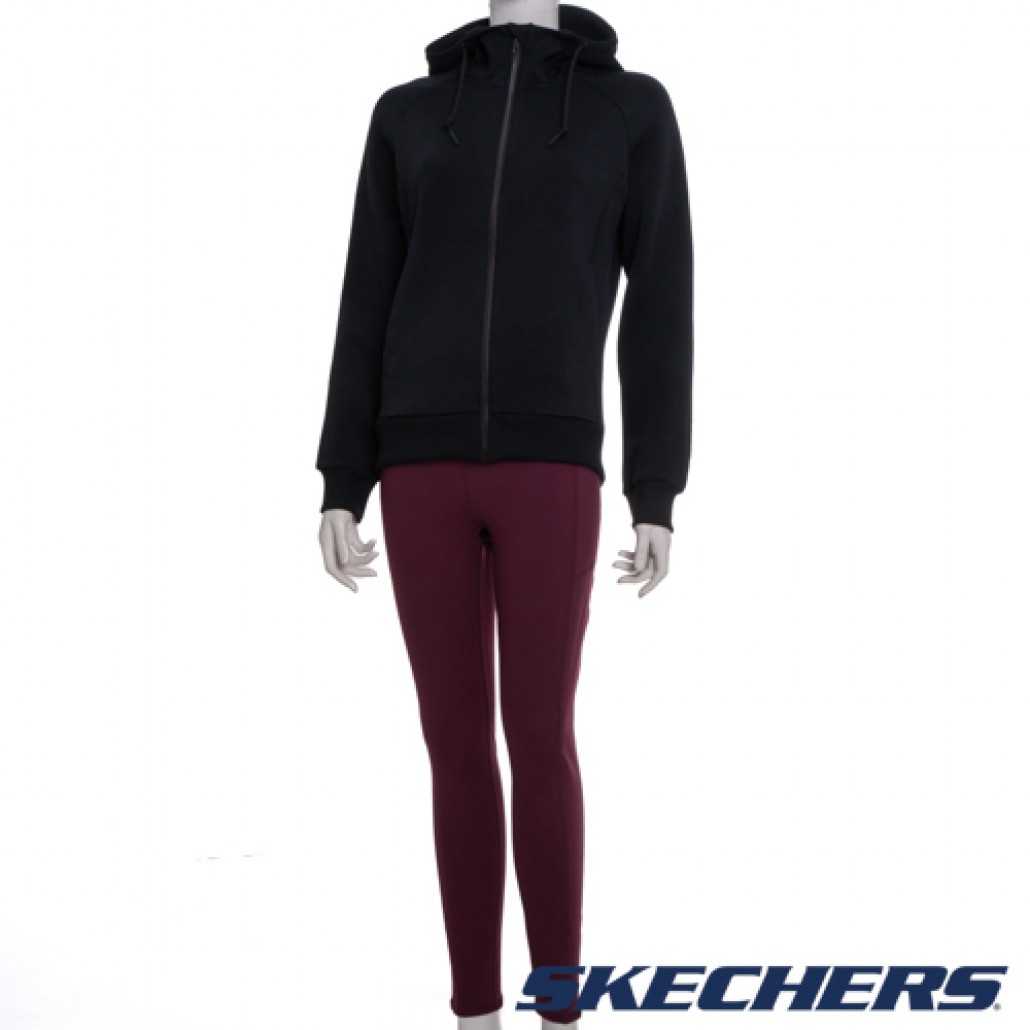 女拉鍊連帽外套(P123W008-0018)