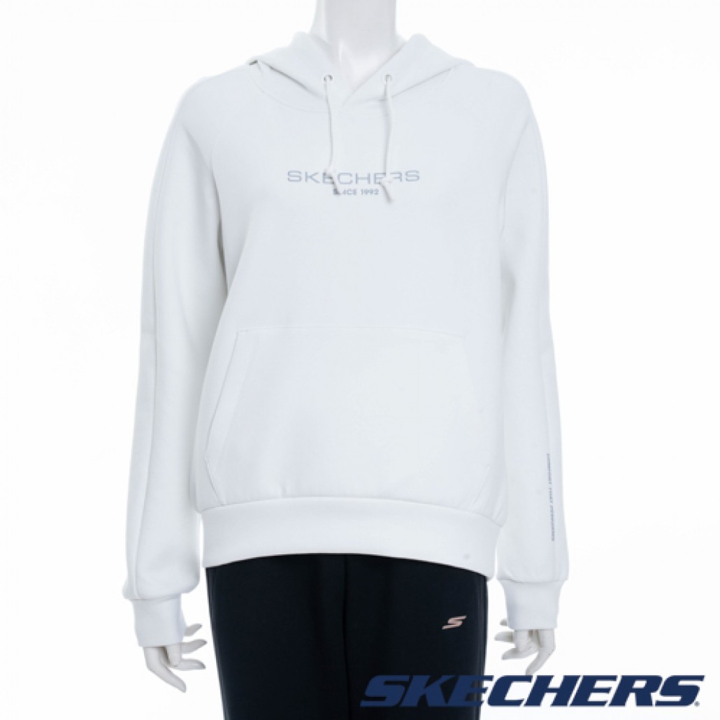 Skechers 女長袖連帽衛衣(P123W007-000Q)｜長袖連帽衛衣， GOK－运动品牌专