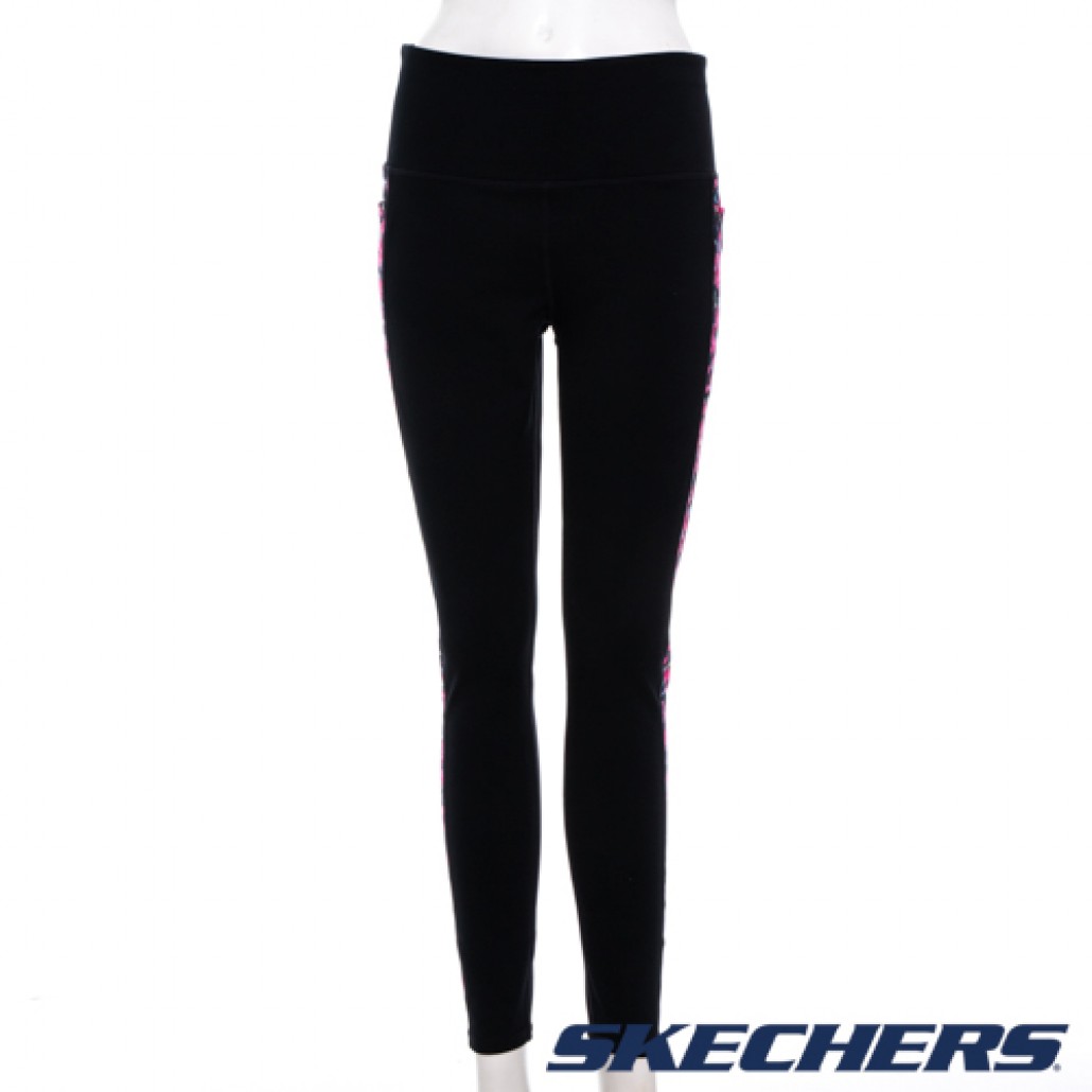 Skechers 女緊身長褲(WLG228BKRB)｜STRETCH™健走運動系－运动品牌专卖