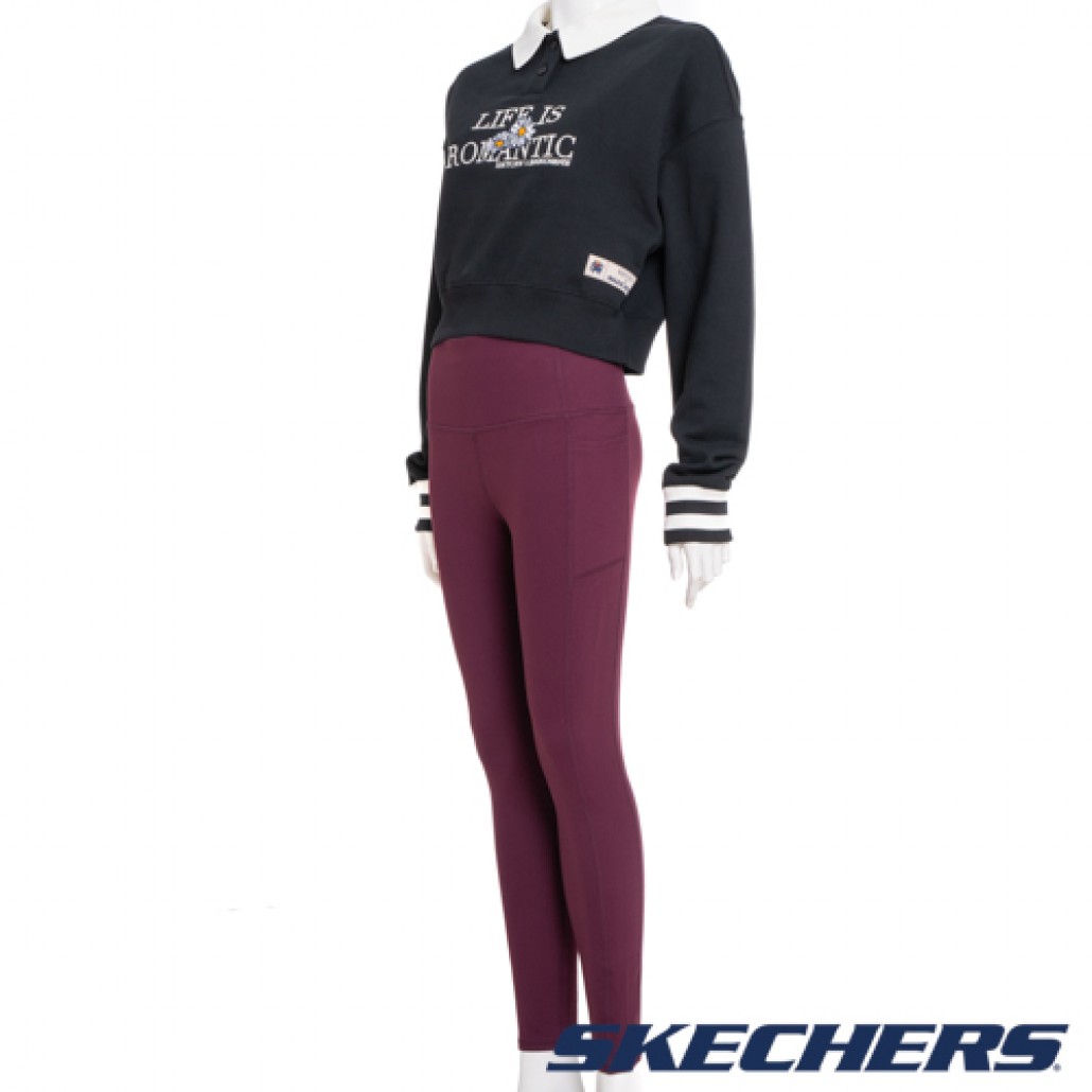 女緊身長褲(W03LG30BPUR)