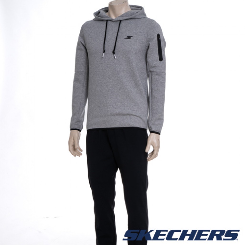 男長袖連帽衛衣(P123M008-02QK)