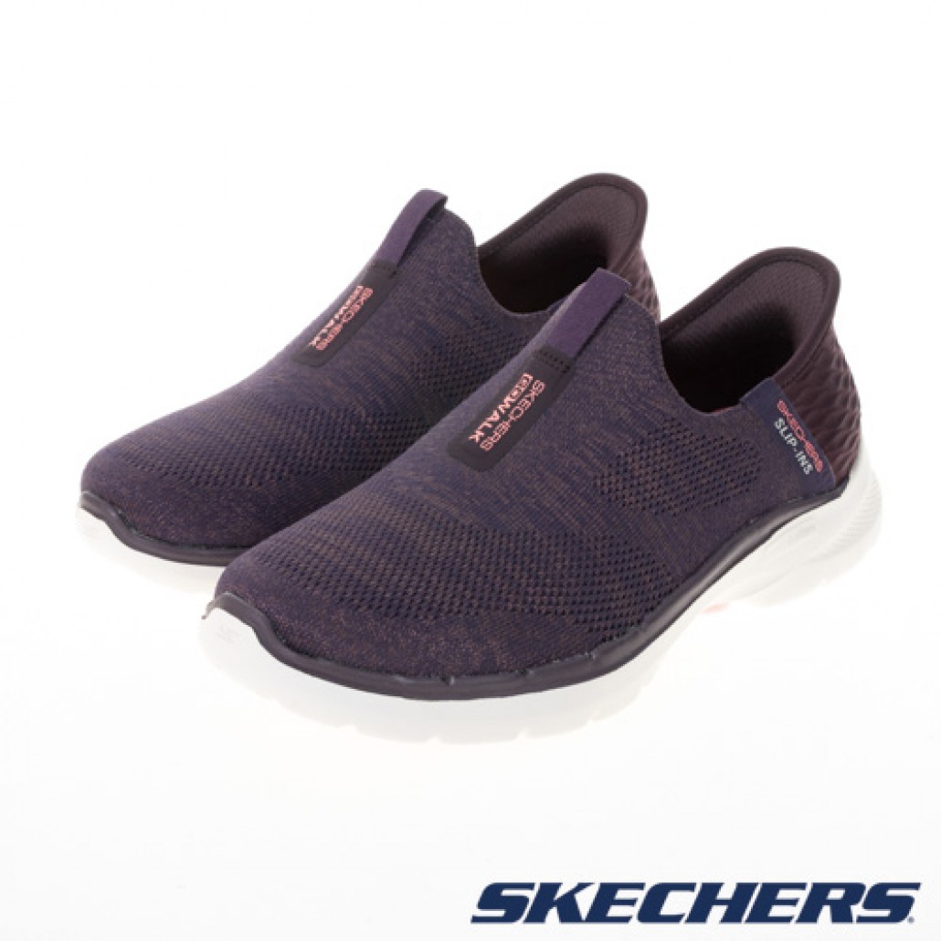 Skechers 瞬穿舒適科技 GOWALK 6 寬楦款(124569WPLUM)｜WALK 6 系列，最熱