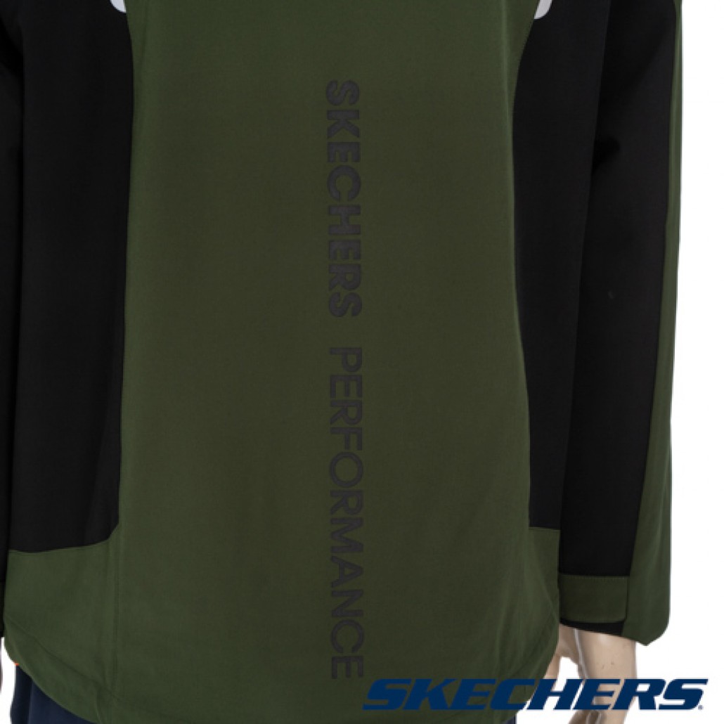 男拉鍊連帽外套(M231JA01OLV)