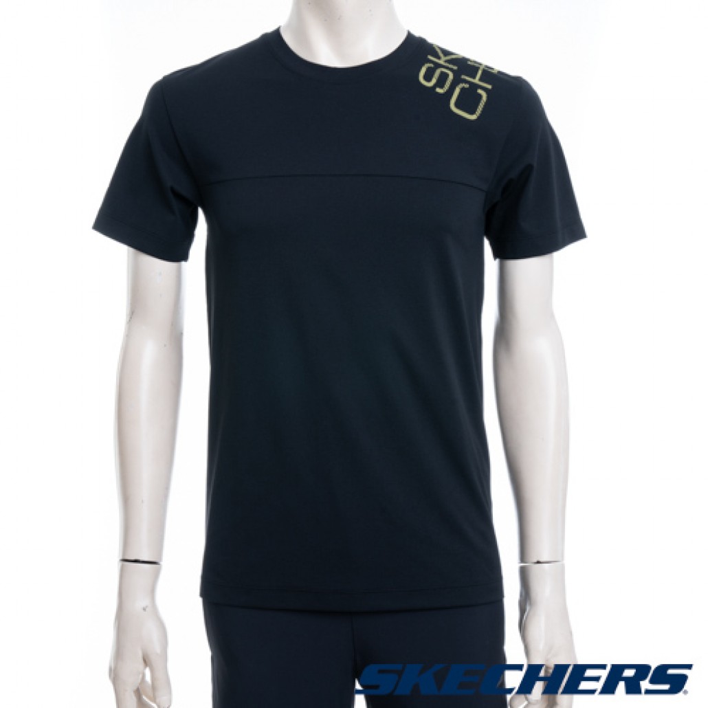 Skechers 男短袖衣(P223M017-0018)｜經典圓領短袖衣，GO－百勁官方商城