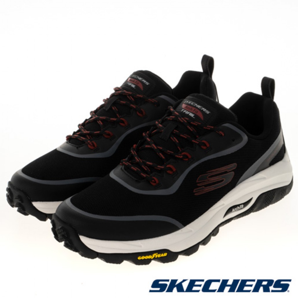 Skechers ARCH FIT SKIP TRACER(237510BKRD)｜TRACER系列，男士專－颯爽專