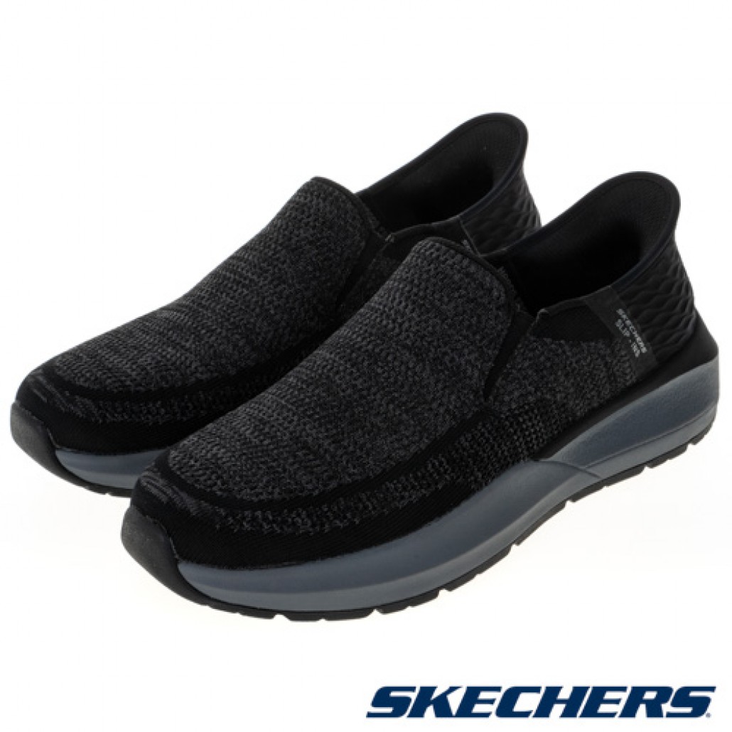 Skechers 瞬穿舒適科技 NEVILLE(210546BLK)｜NEVILLE系列，時尚－騰躍運動