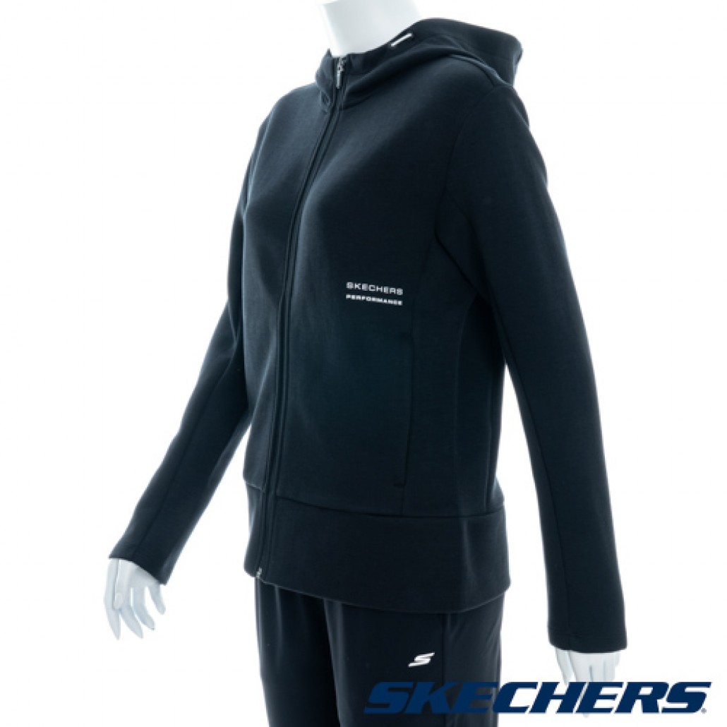 女拉鍊連帽外套(P323W017-0018)