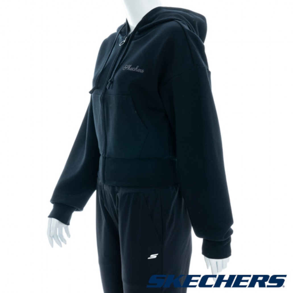 女拉鍊連帽外套(L323W036-0018)