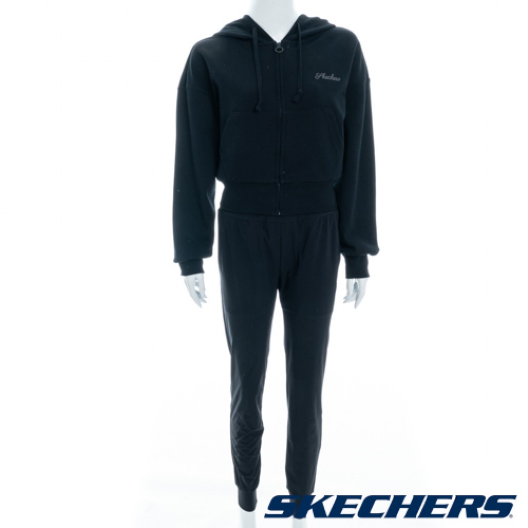 女拉鍊連帽外套(L323W036-0018)