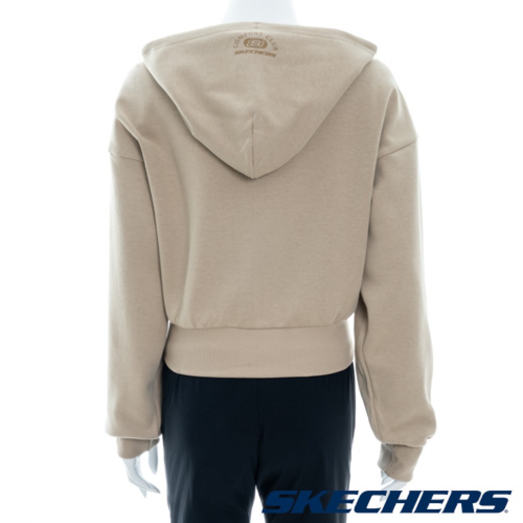 女拉鍊連帽外套(L323W036-01GA)