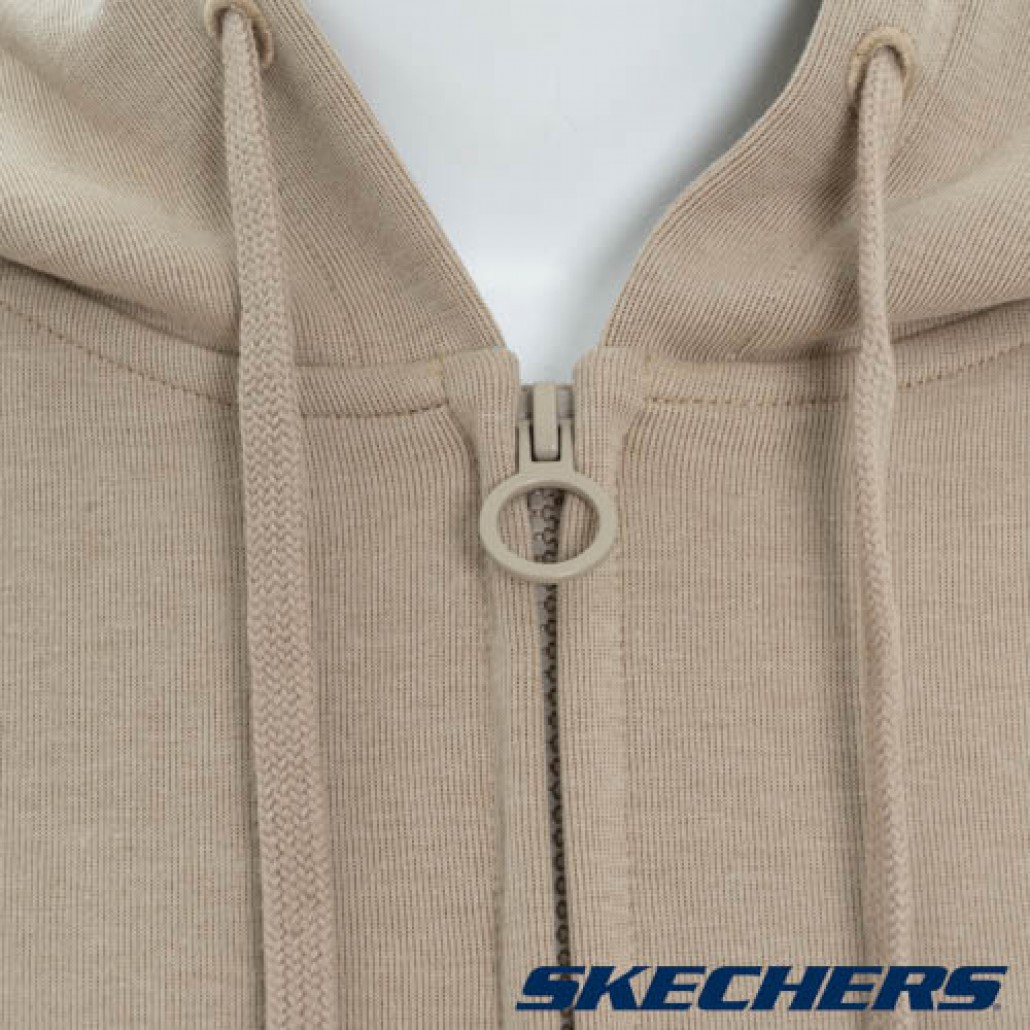 女拉鍊連帽外套(L323W036-01GA)