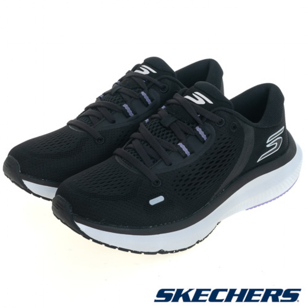 Skechers GO RUN PURE 4(172082BKW)｜4 系列，超輕量優質－靈動旗艦店