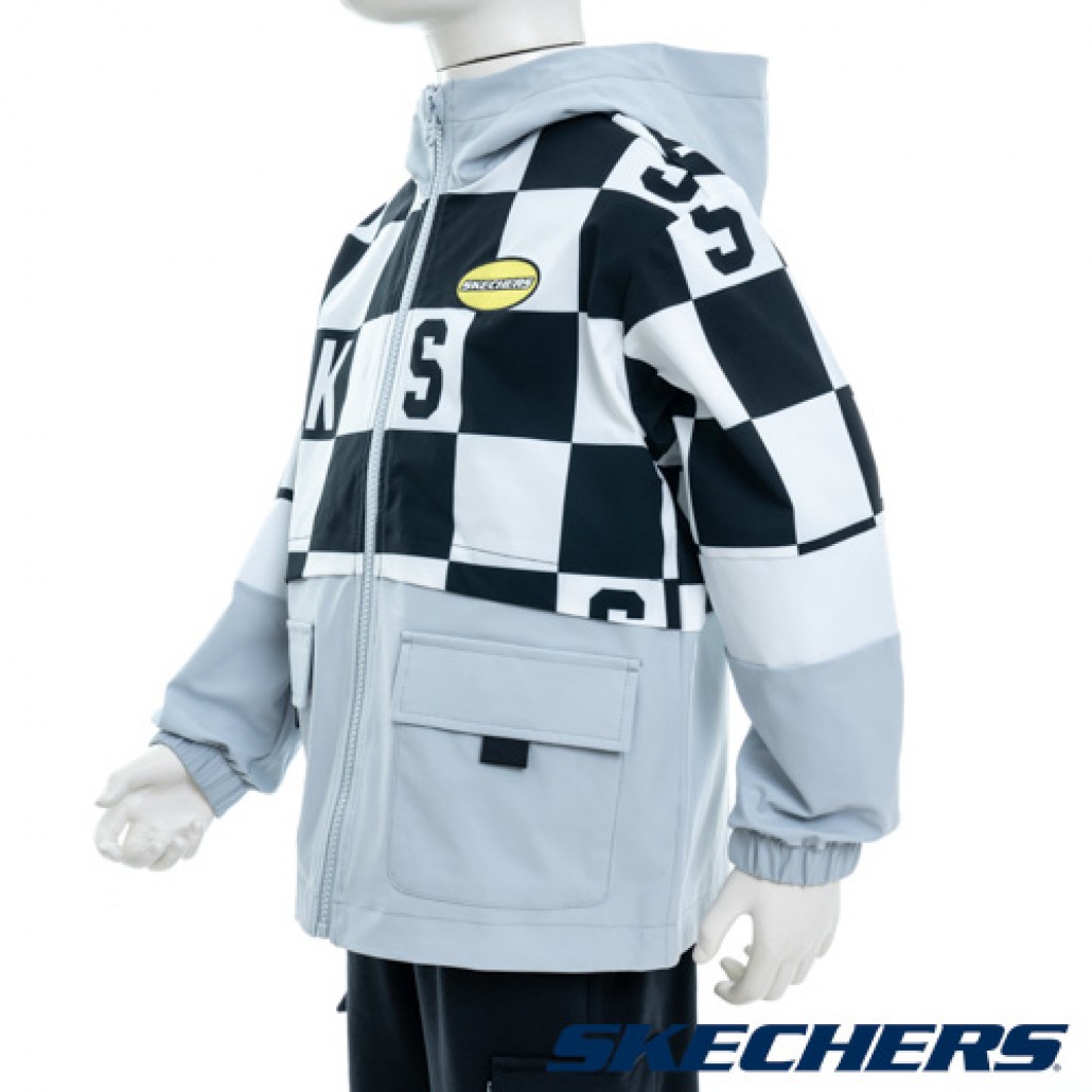 男童拉鍊連帽外套(L323B013-037W)