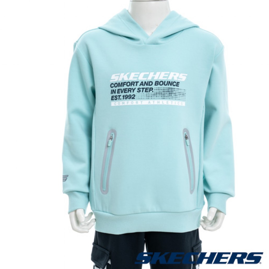 Skechers 男童長袖連帽衛衣(P323B020-0016)｜為您精心挑選優質童－翔風官方