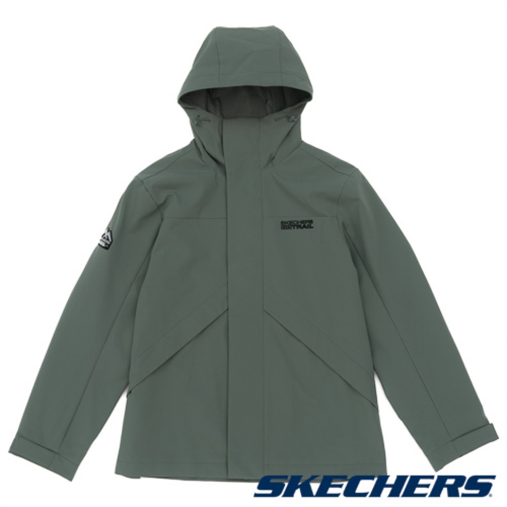 Skechers 男拉鍊連帽外套(L423M116-035Z)｜石墨烯保溫防潑水外－優能運動用