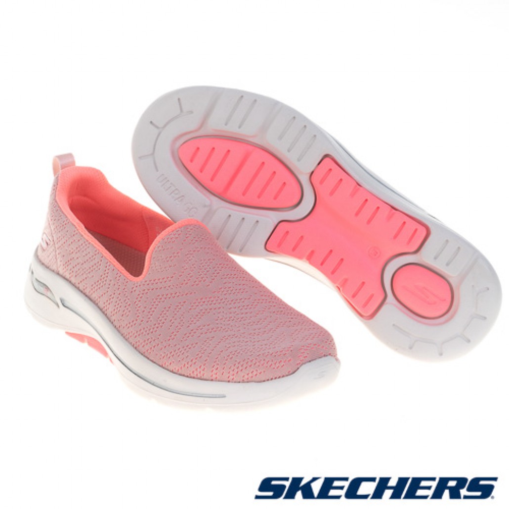 GO WALK ARCH FIT 寬楦 粉紅絲帶限定款(896263WLTPK)