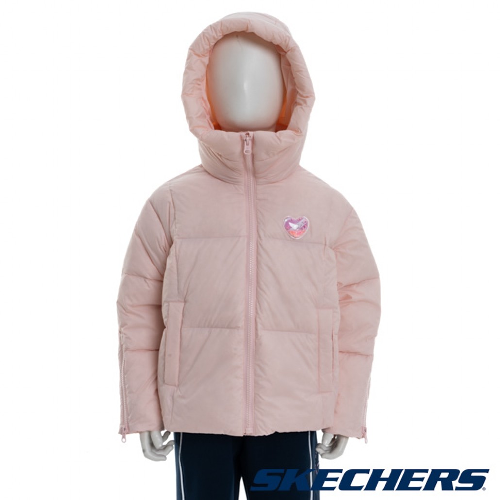 Skechers 女童羽絨外套(L423G042-01UJ)｜為您精心挑選優質童－百速運動專賣
