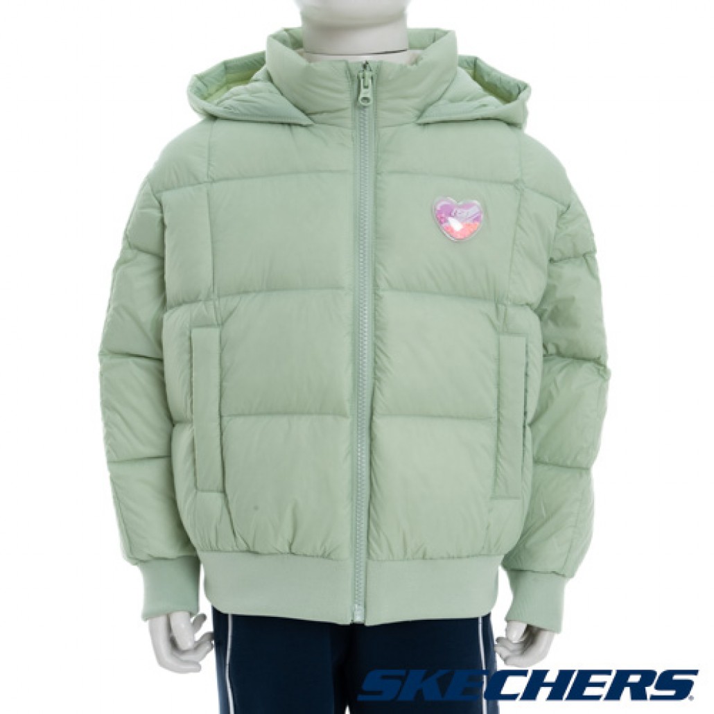 Skechers 女童羽絨外套(L423G043-0312)｜為您精心挑選優質童－翔風官方商城