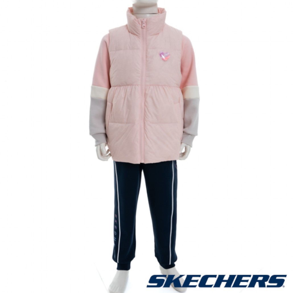 女童羽絨背心(L423G045-01UJ)