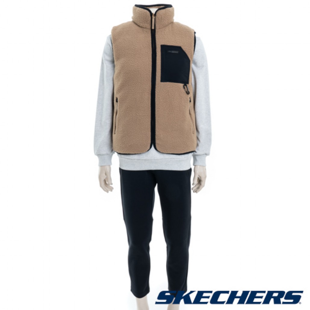 男拉鍊背心(雙面穿)(L423M010-01EW)