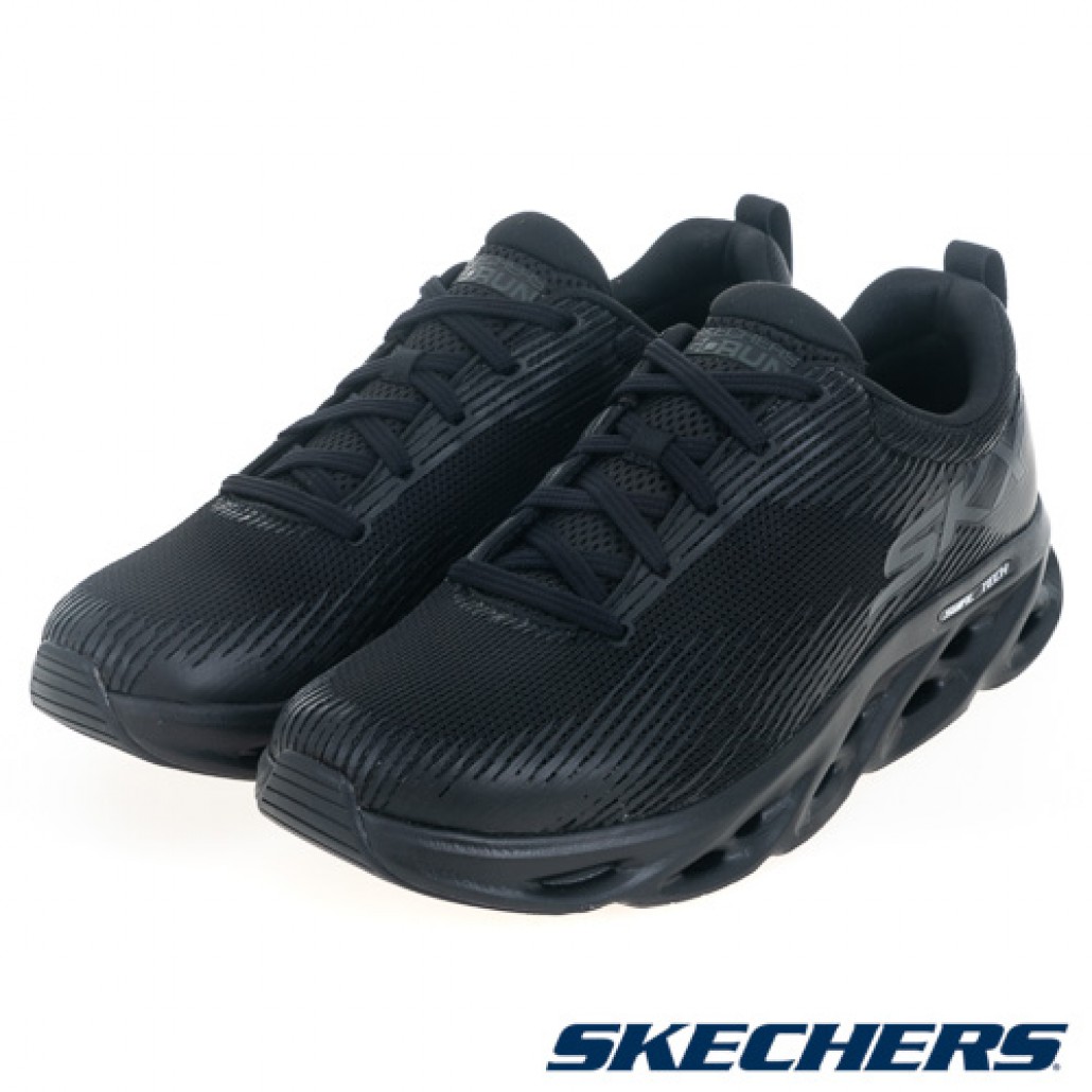 Skechers GO RUN SWIRL TECH SPEED(220907BBK)｜SPEED系列，極致輕－優能運