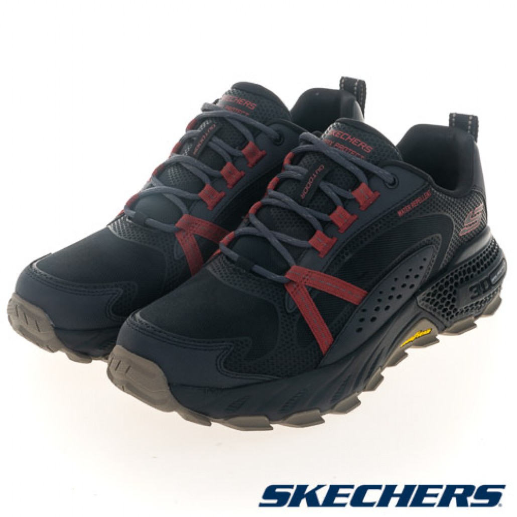 Skechers 3D MAX PROTECT(237401BKRD)｜3D PROTECT系列，男－飛揚運動商城