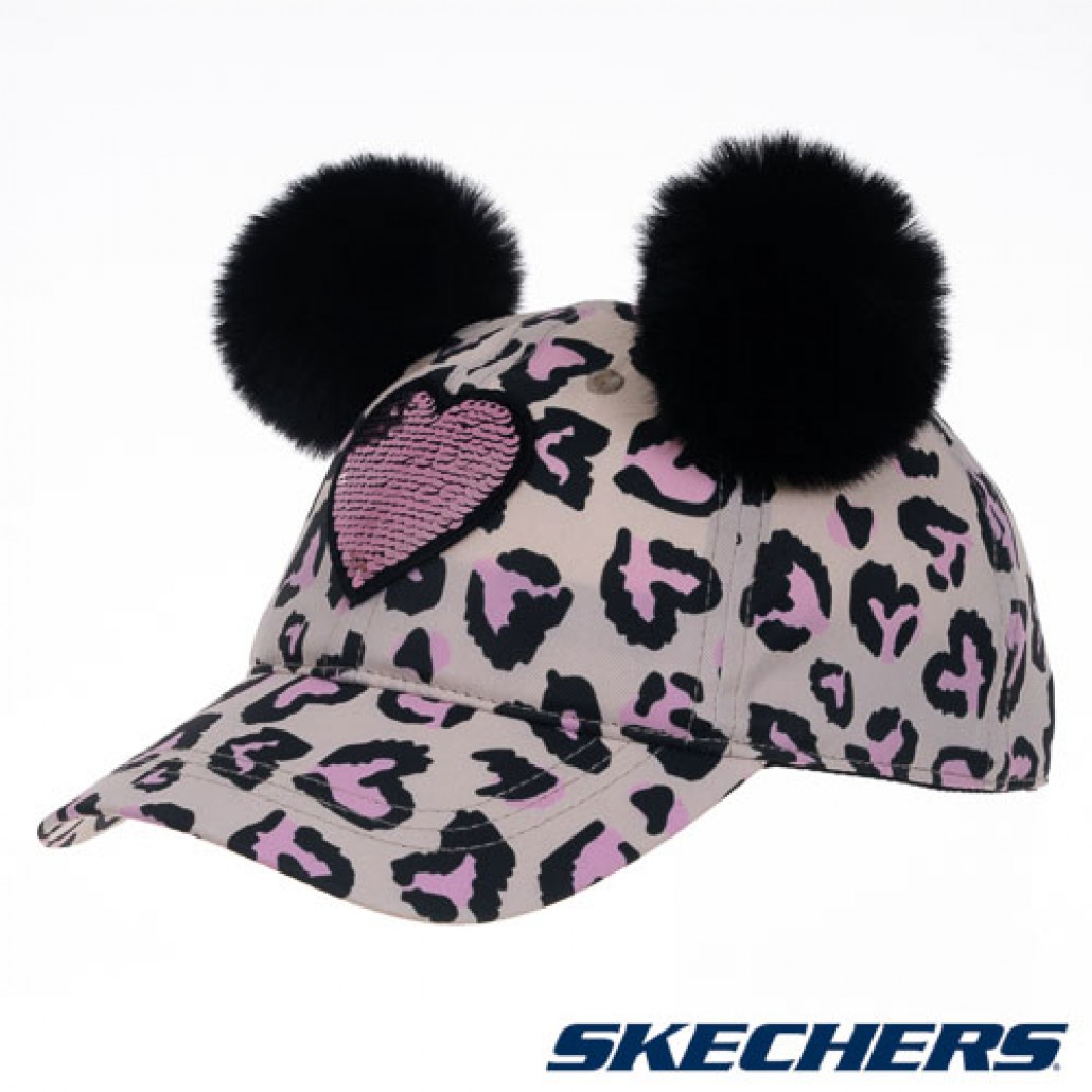 童棒球帽_愛心豹紋(ZBB35LGBP)