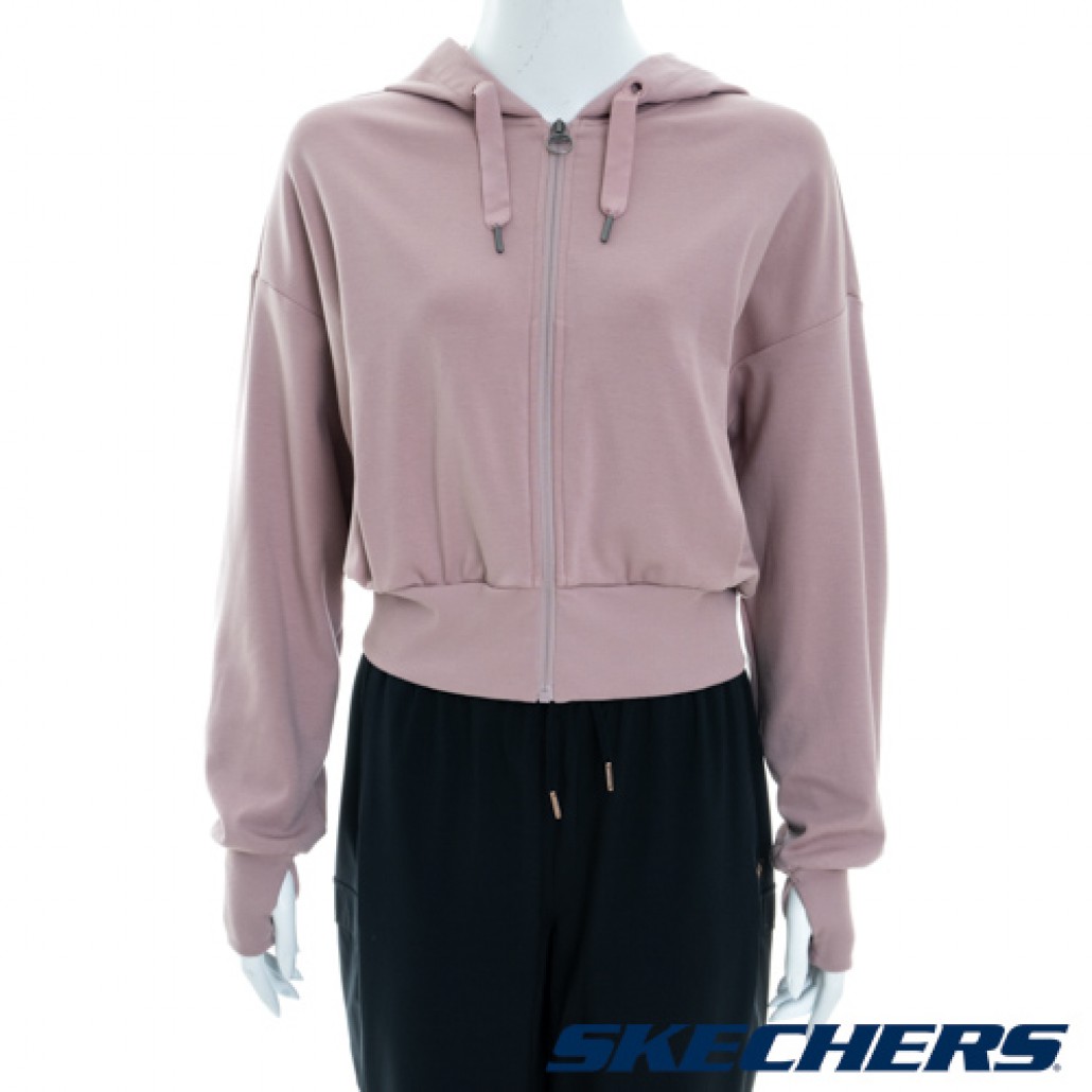 女拉鍊連帽外套(P124W003-03D4)