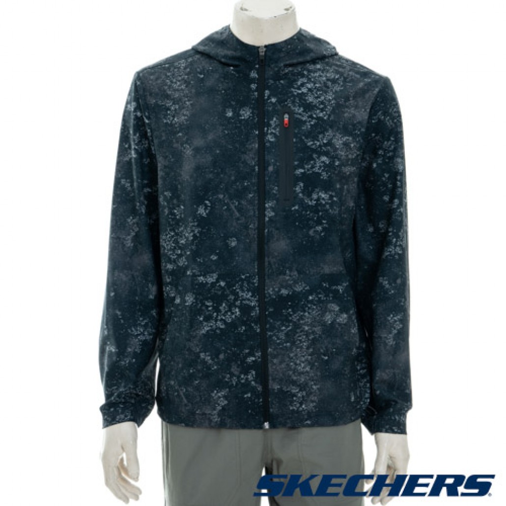 Skechers 男拉鍊連帽外套(JA82WBCC)｜拉鍊連帽外套，SKEC－疾風旗艦店