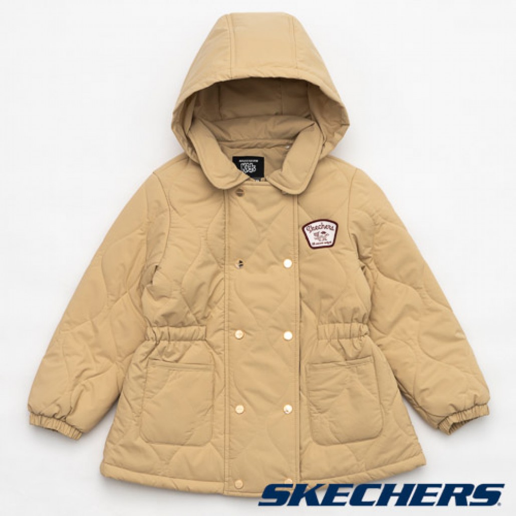 女童拉鍊連帽外套(L124G004-028R)